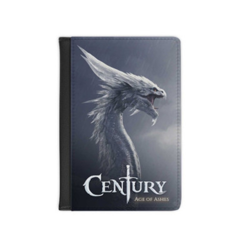 Pastele Century Age of Ashes Leather Custom Passport Cover Accessory Gift for Traveler Card Holder and Credit Card ID Holder