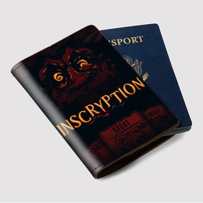 Pastele Inscryption Custom Passport Wallet Case With Credit Card Holder Awesome Personalized PU Leather Travel Trip Vacation Baggage Cover