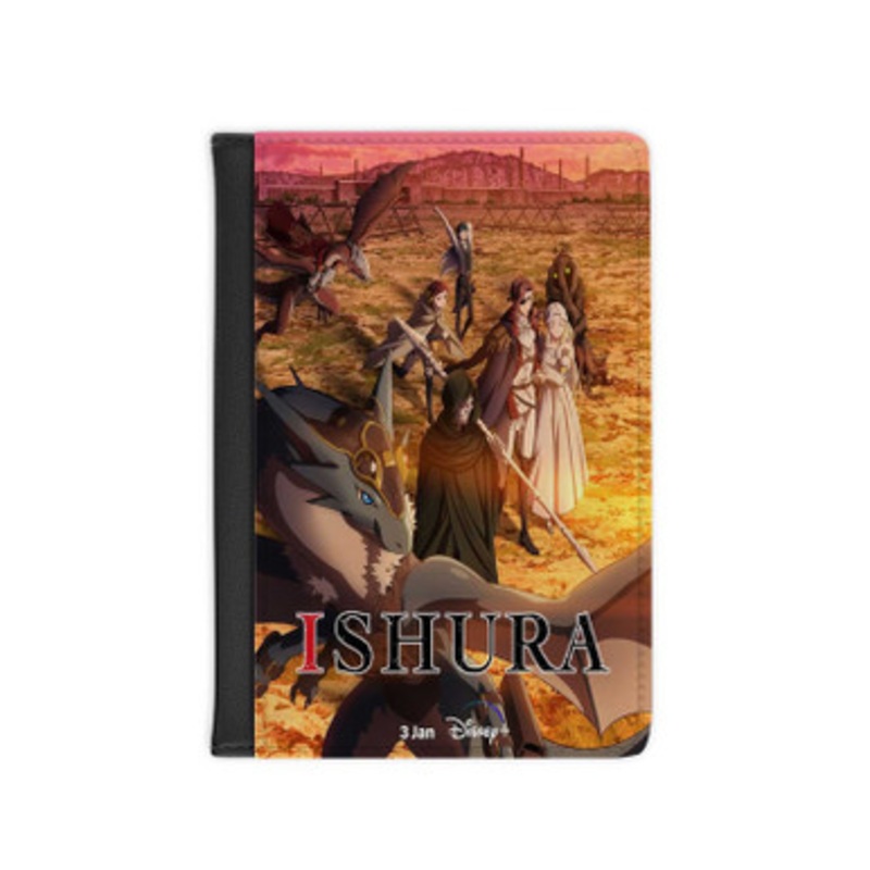 Pastele Ishura Leather Custom Passport Cover Accessory Gift for Traveler Card Holder and Credit Card ID Holder