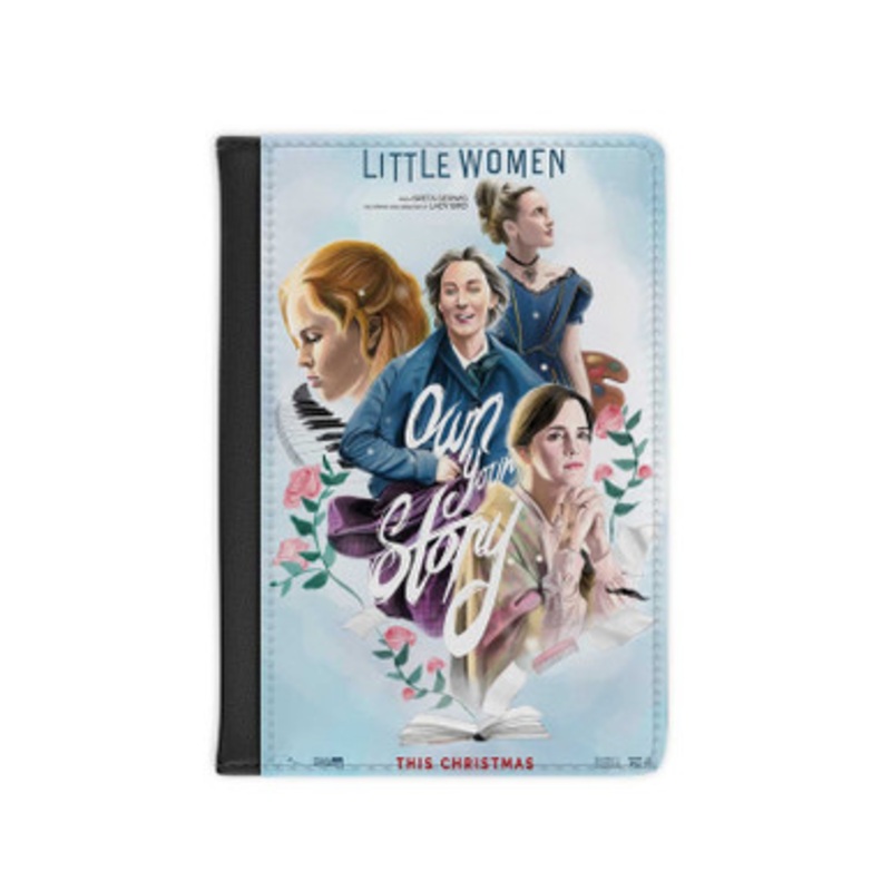 Pastele Little Women Our Your Story Leather Custom Passport Cover Accessory Gift for Traveler Card Holder and Credit Card ID Holder