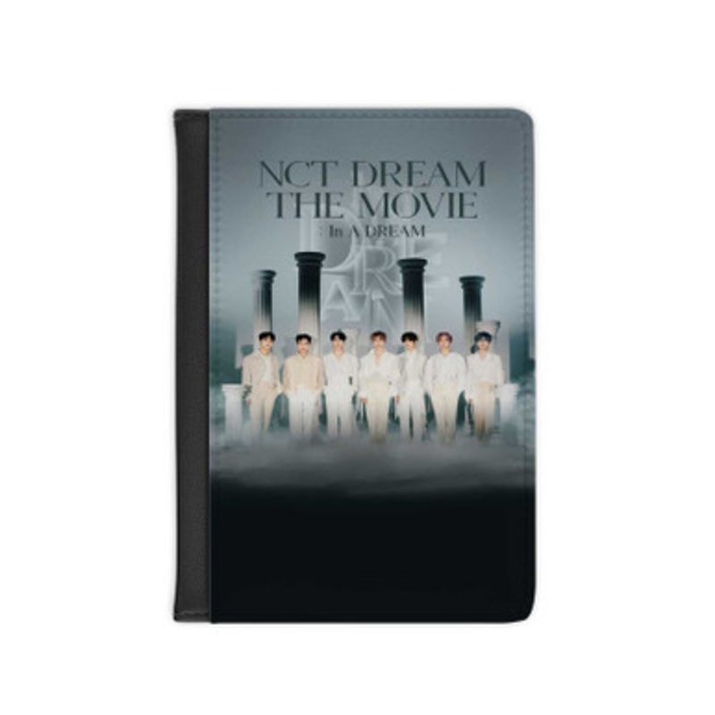 Pastele NCT Dream The Movie In A Dream Leather Custom Passport Cover Accessory Gift for Traveler Card Holder and Credit Card ID Holder
