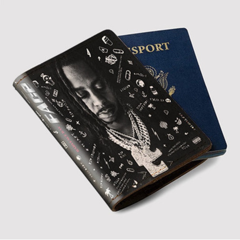 Pastele Babyface Ray Mob Custom Passport Wallet Case With Credit Card Holder Awesome Personalized PU Leather Travel Trip Vacation Baggage Cover