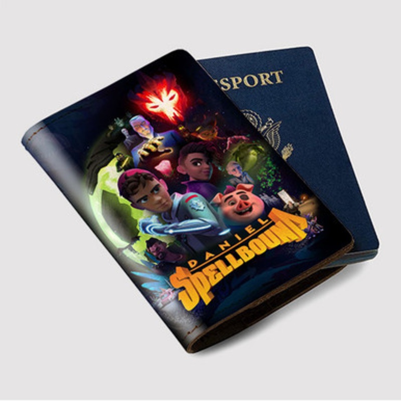 Pastele Daniel Spellbound Custom Passport Wallet Case With Credit Card Holder Awesome Personalized PU Leather Travel Trip Vacation Baggage Cover