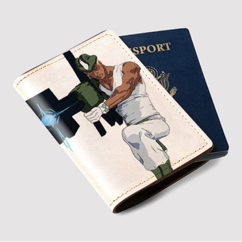 Pastele Lille Barro Bleach Custom Passport Wallet Case With Credit Card Holder Awesome Personalized PU Leather Travel Trip Vacation Baggage Cover