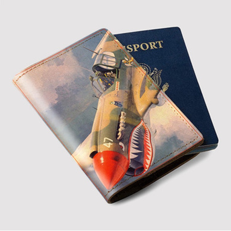 Pastele P40 Vintage Custom Passport Wallet Case With Credit Card Holder Awesome Personalized PU Leather Travel Trip Vacation Baggage Cover