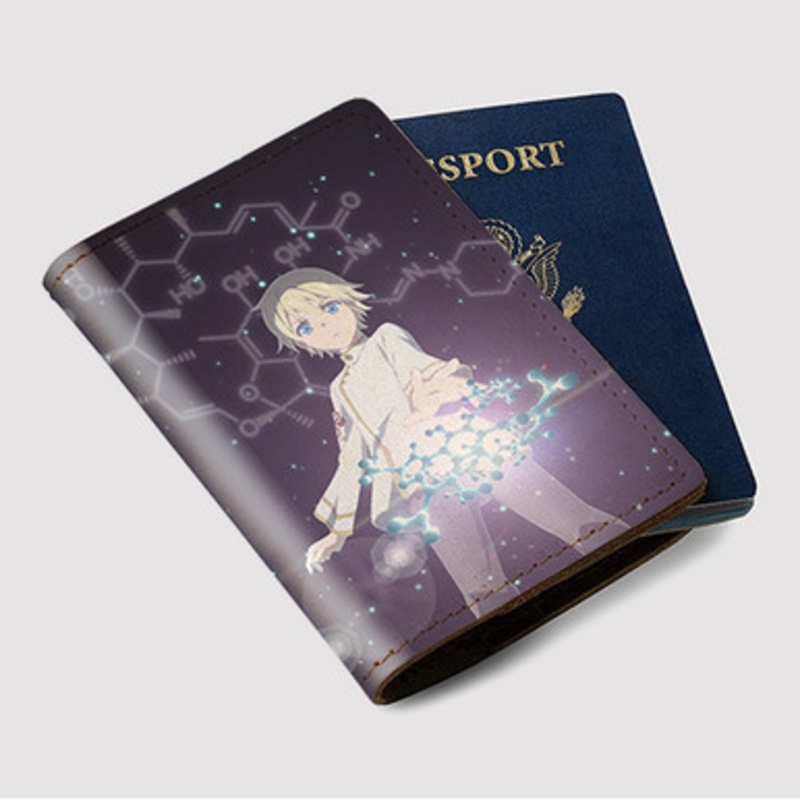 Pastele Parallel World Pharmacy Custom Passport Wallet Case With Credit Card Holder Awesome Personalized PU Leather Travel Trip Vacation Baggage Cover