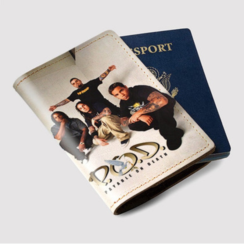Pastele POD Payable On Death Custom Passport Wallet Case With Credit Card Holder Awesome Personalized PU Leather Travel Trip Vacation Baggage Cover