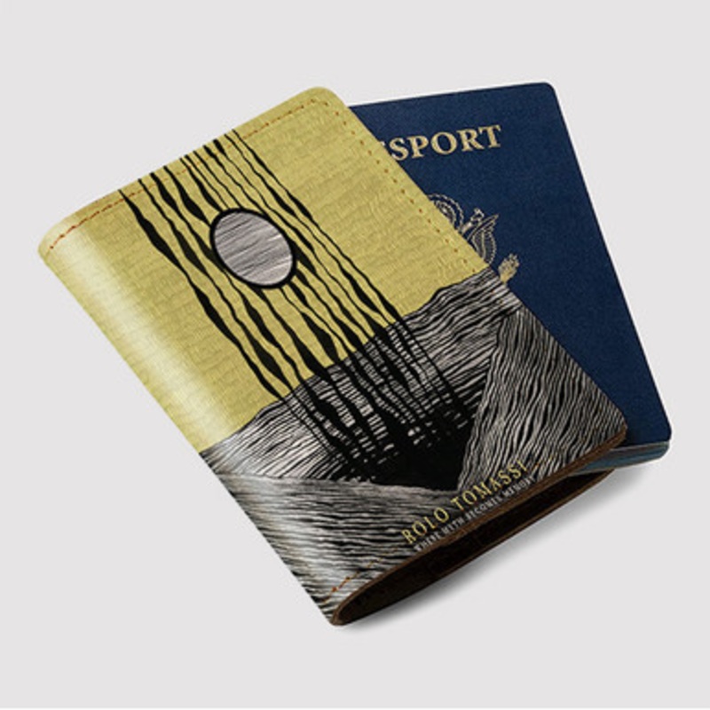 Pastele Rolo Tomassi Where Myth Becomes Memory Custom Passport Wallet Case With Credit Card Holder Awesome Personalized PU Leather Travel Trip Vacation Baggage Cover