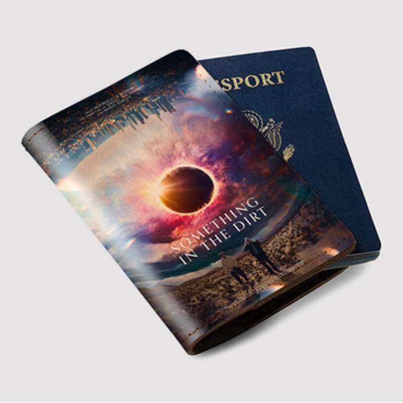 Pastele Something In The Dirt Custom Passport Wallet Case With Credit Card Holder Awesome Personalized PU Leather Travel Trip Vacation Baggage Cover