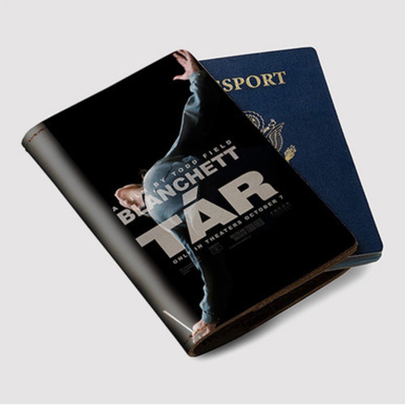 Pastele Tar Movie Custom Passport Wallet Case With Credit Card Holder Awesome Personalized PU Leather Travel Trip Vacation Baggage Cover