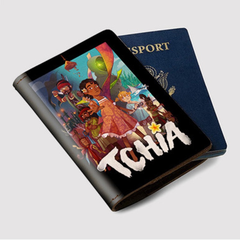 Pastele Tchia Custom Passport Wallet Case With Credit Card Holder Awesome Personalized PU Leather Travel Trip Vacation Baggage Cover