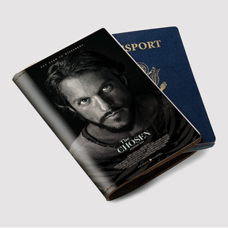 Pastele The Chosen Custom Passport Wallet Case With Credit Card Holder Awesome Personalized PU Leather Travel Trip Vacation Baggage Cover