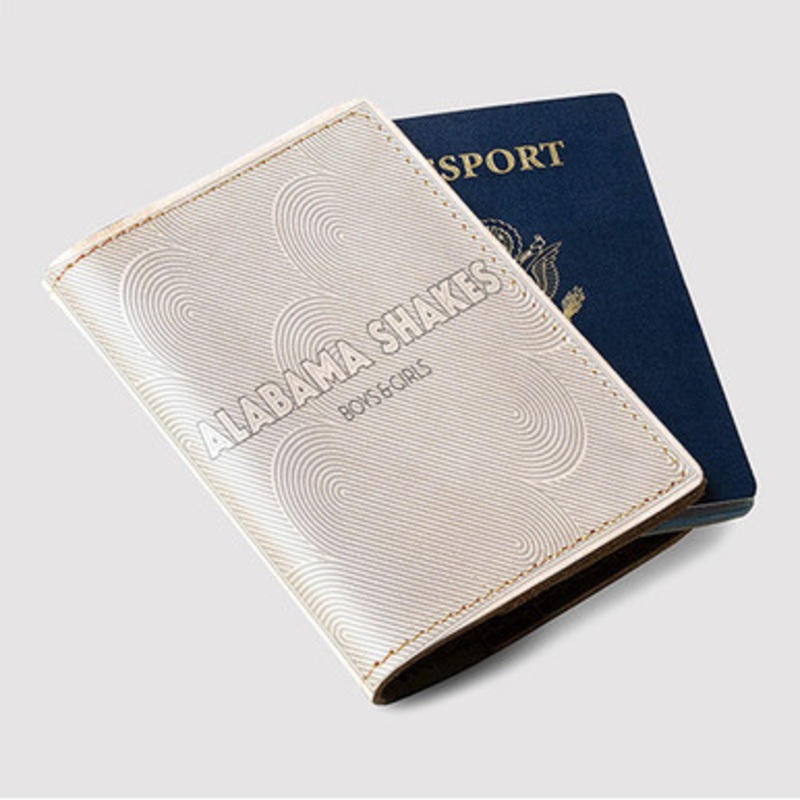 Pastele Alabama Shakes Boys Girls Custom Passport Wallet Case With Credit Card Holder Awesome Personalized PU Leather Travel Trip Vacation Baggage Cover
