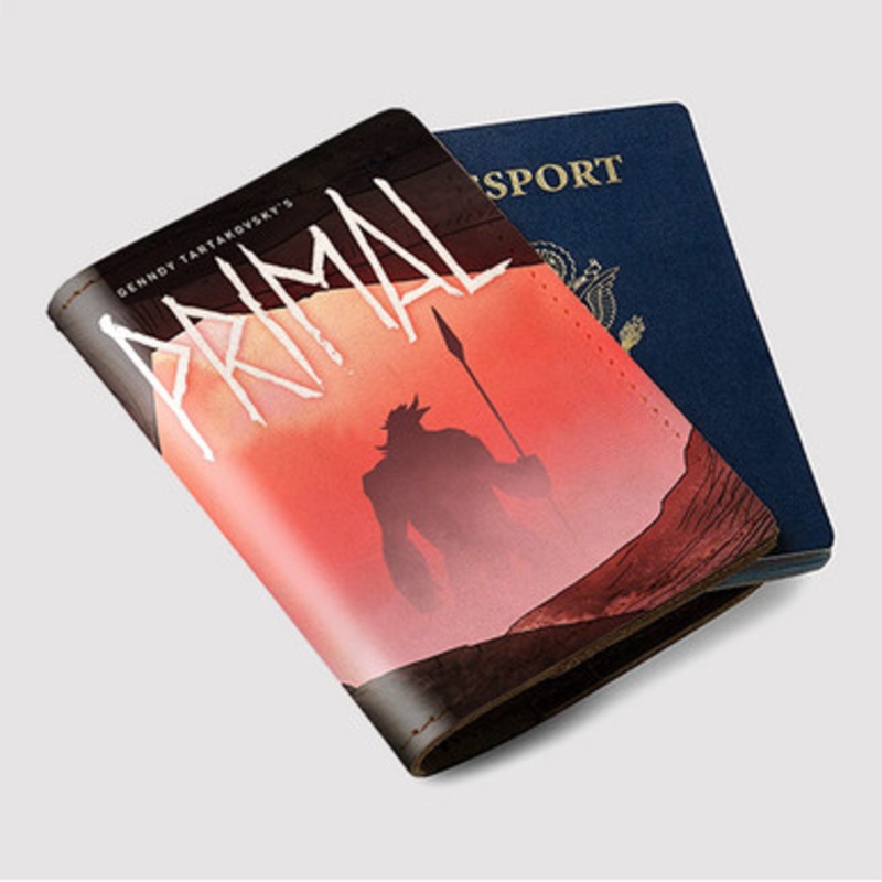 Pastele Genndy Tartakovsky s Primal Custom Passport Wallet Case With Credit Card Holder Awesome Personalized PU Leather Travel Trip Vacation Baggage Cover