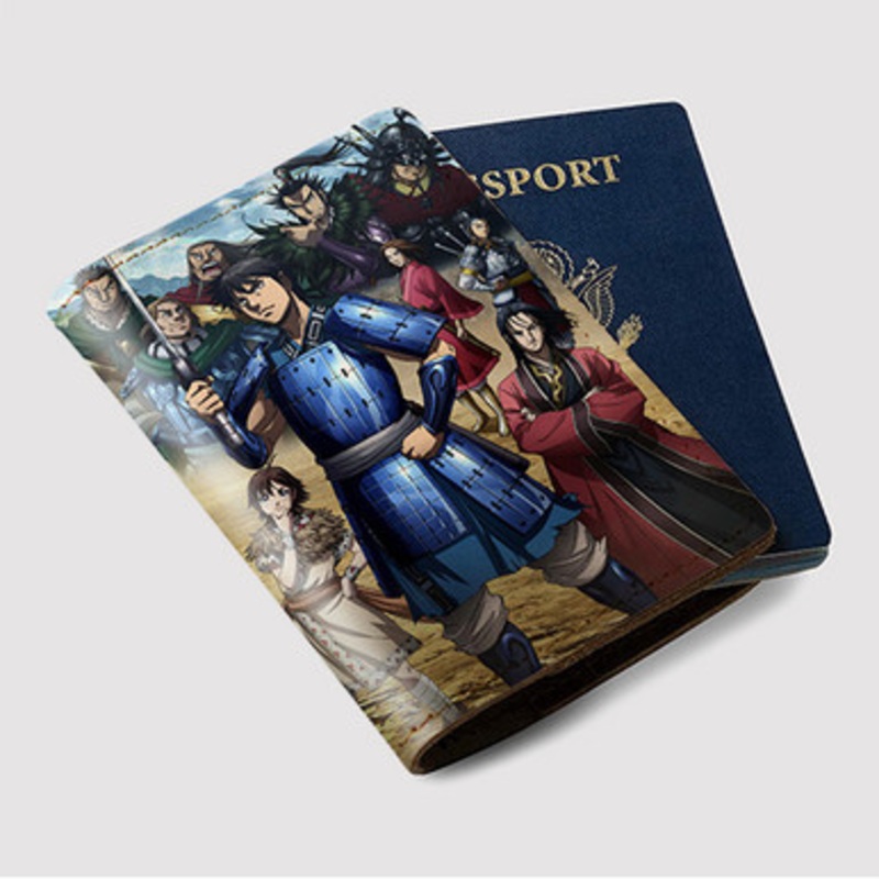 Pastele Kingdom 3rd Season Custom Passport Wallet Case With Credit Card Holder Awesome Personalized PU Leather Travel Trip Vacation Baggage Cover