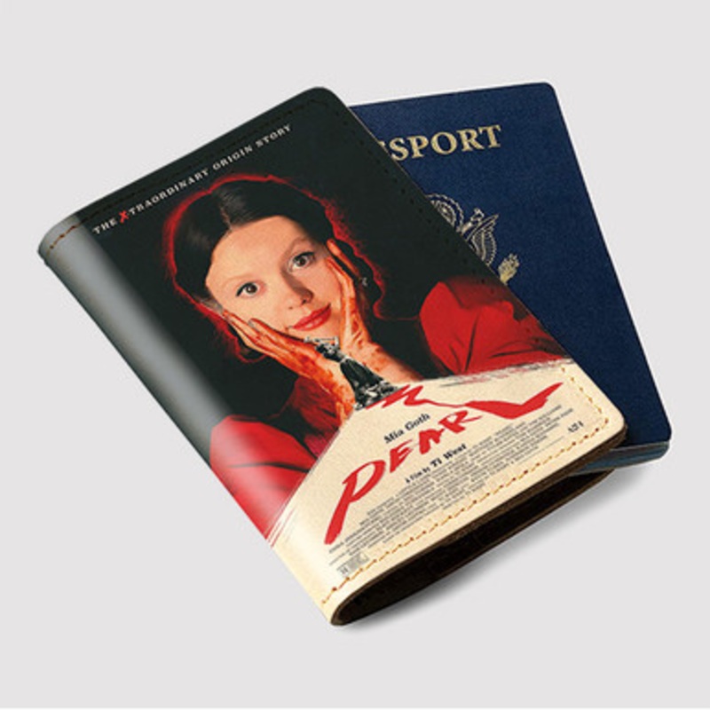 Pastele Pearl Custom Passport Wallet Case With Credit Card Holder Awesome Personalized PU Leather Travel Trip Vacation Baggage Cover