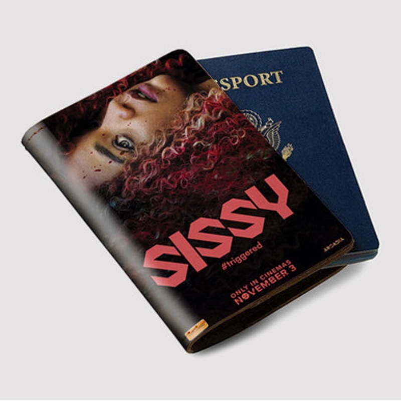 Pastele Sissy Custom Passport Wallet Case With Credit Card Holder Awesome Personalized PU Leather Travel Trip Vacation Baggage Cover