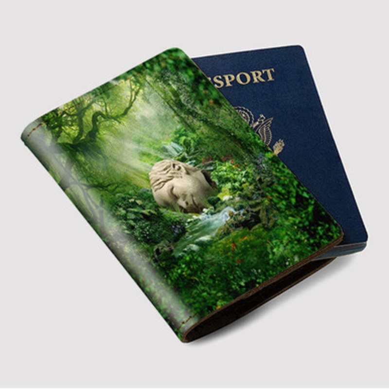 Pastele Weezer SZNZ Spring Custom Passport Wallet Case With Credit Card Holder Awesome Personalized PU Leather Travel Trip Vacation Baggage Cover