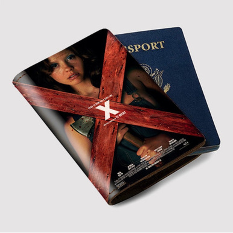 Pastele X Movies Custom Passport Wallet Case With Credit Card Holder Awesome Personalized PU Leather Travel Trip Vacation Baggage Cover
