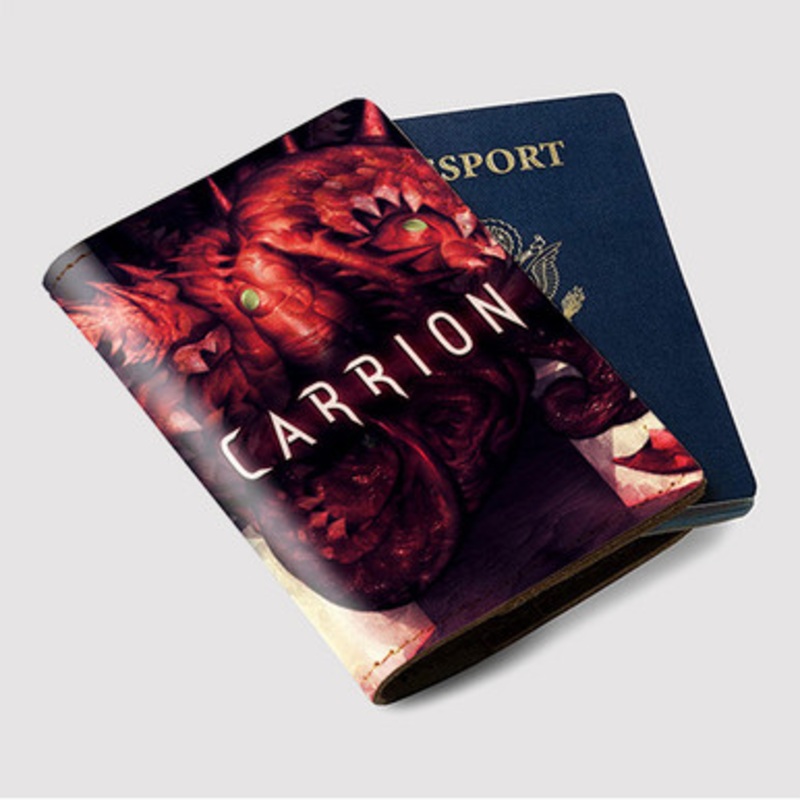 Pastele Carrion Custom Passport Wallet Case With Credit Card Holder Awesome Personalized PU Leather Travel Trip Vacation Baggage Cover