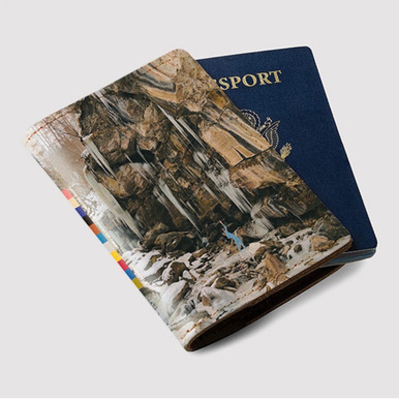 Pastele Dawn Richard and Spencer Zahn Pigments Custom Passport Wallet Case With Credit Card Holder Awesome Personalized PU Leather Travel Trip Vacation Baggage Cover