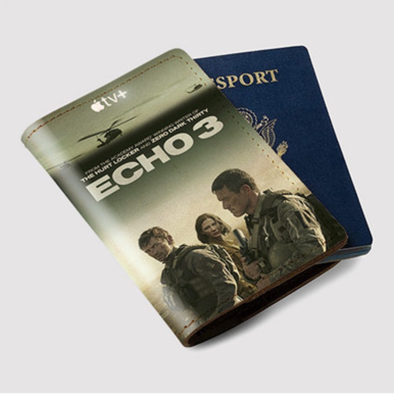 Pastele Echo 3 Custom Passport Wallet Case With Credit Card Holder Awesome Personalized PU Leather Travel Trip Vacation Baggage Cover