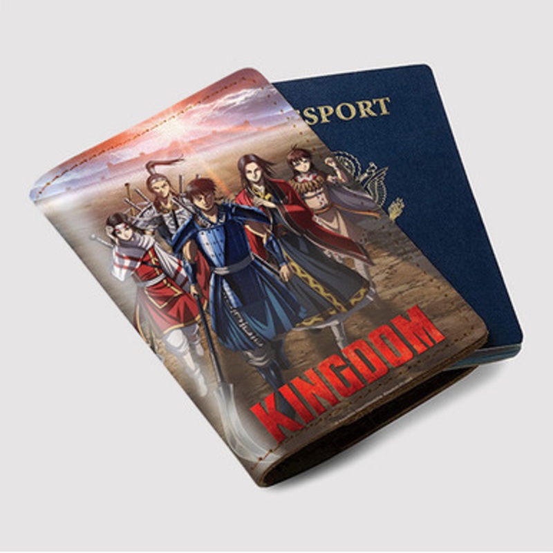 Pastele Kingdom 4th Season Custom Passport Wallet Case With Credit Card Holder Awesome Personalized PU Leather Travel Trip Vacation Baggage Cover