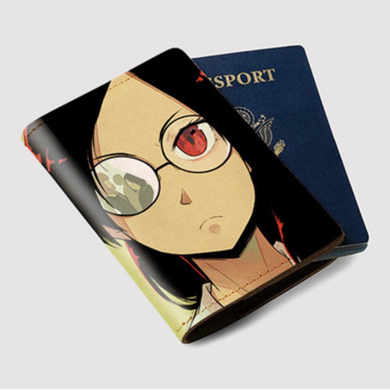 Pastele Kobachi Osaragi Kaguya sama Custom Passport Wallet Case With Credit Card Holder Awesome Personalized PU Leather Travel Trip Vacation Baggage Cover
