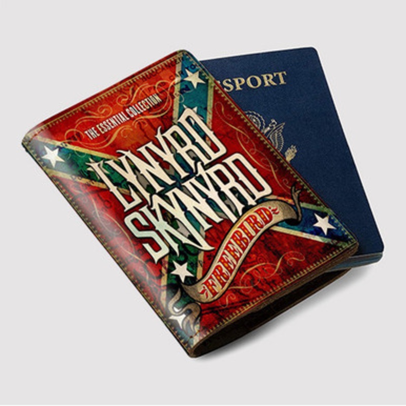 Pastele Lynyrd Skynyrd Freebird Custom Passport Wallet Case With Credit Card Holder Awesome Personalized PU Leather Travel Trip Vacation Baggage Cover