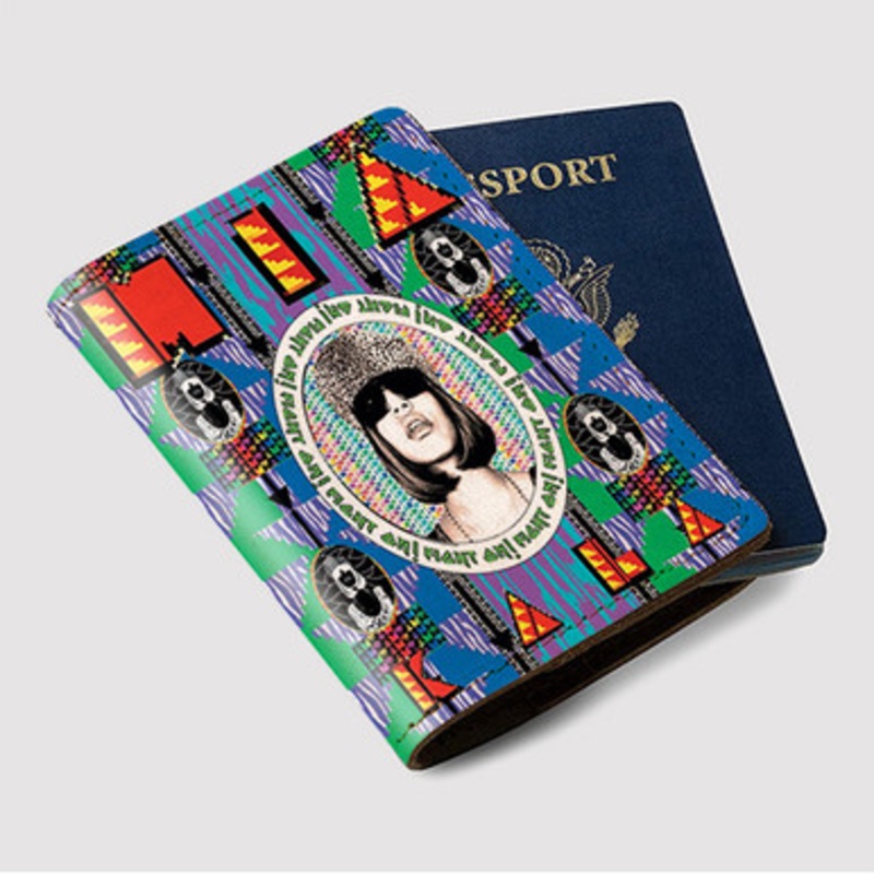 Pastele MIA Kala Custom Passport Wallet Case With Credit Card Holder Awesome Personalized PU Leather Travel Trip Vacation Baggage Cover