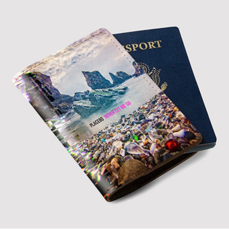 Pastele Placebo Never Let Me Go Custom Passport Wallet Case With Credit Card Holder Awesome Personalized PU Leather Travel Trip Vacation Baggage Cover