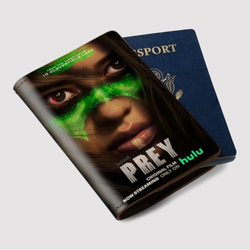 Pastele Prey Custom Passport Wallet Case With Credit Card Holder Awesome Personalized PU Leather Travel Trip Vacation Baggage Cover
