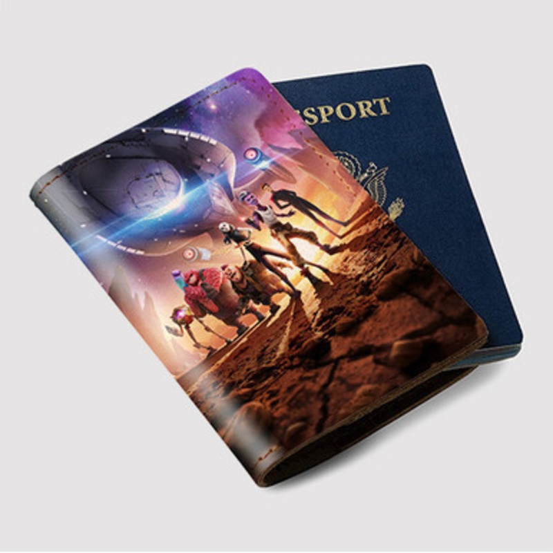 Pastele Star Trek Prodigy Custom Passport Wallet Case With Credit Card Holder Awesome Personalized PU Leather Travel Trip Vacation Baggage Cover