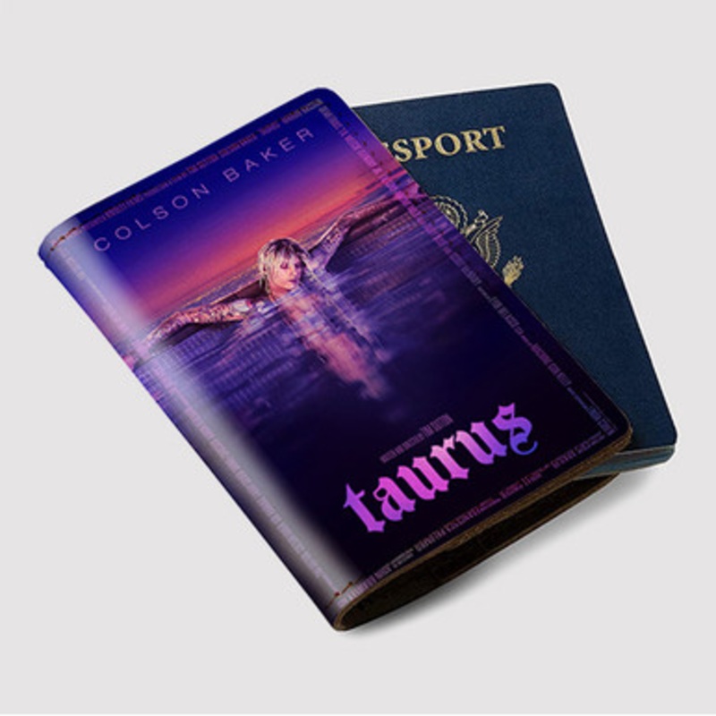 Pastele Taurus Custom Passport Wallet Case With Credit Card Holder Awesome Personalized PU Leather Travel Trip Vacation Baggage Cover