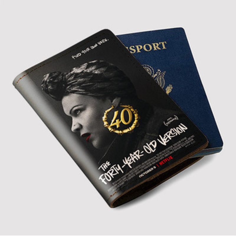 Pastele The Forty Year Old Version Custom Passport Wallet Case With Credit Card Holder Awesome Personalized PU Leather Travel Trip Vacation Baggage Cover