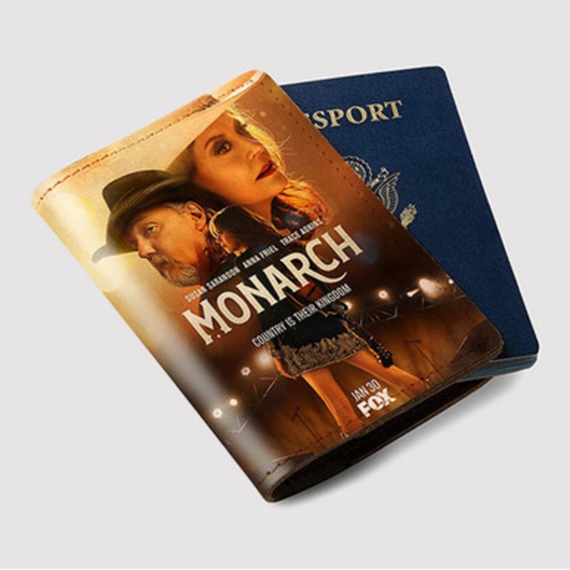 Pastele Monarch Custom Passport Wallet Case With Credit Card Holder Awesome Personalized PU Leather Travel Trip Vacation Baggage Cover