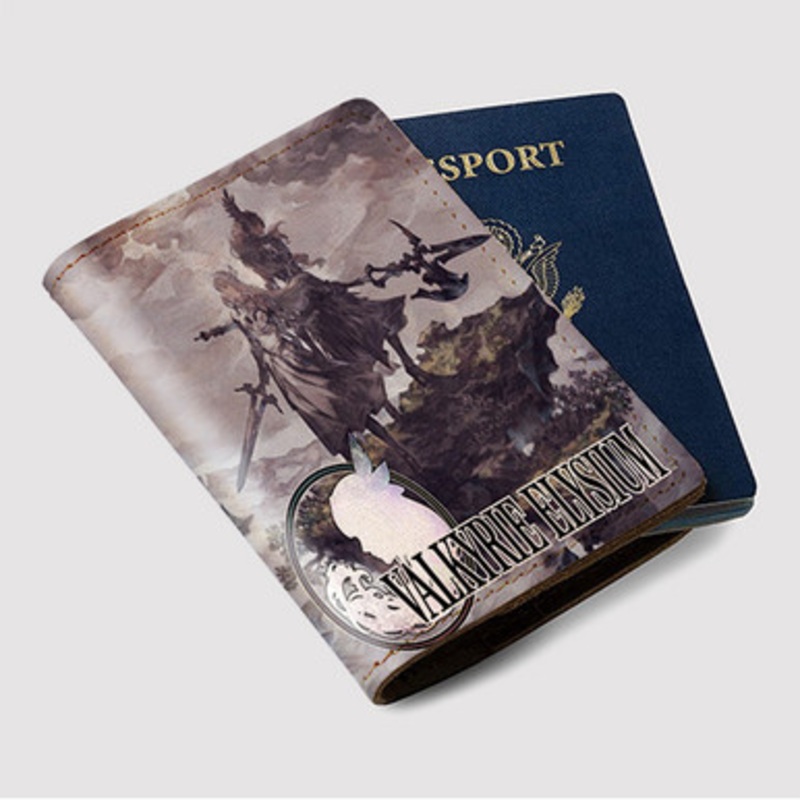Pastele Valkyrie Elysium Custom Passport Wallet Case With Credit Card Holder Awesome Personalized PU Leather Travel Trip Vacation Baggage Cover