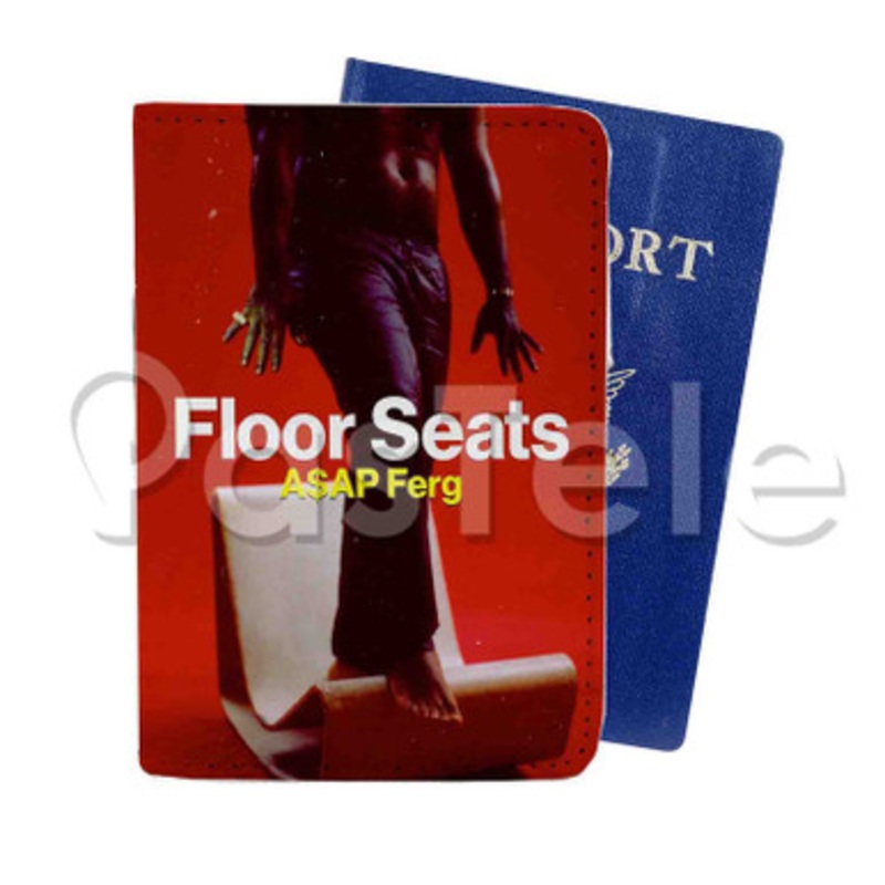 A AP Ferg Floor Seats Custom PU Leather Passport Travel Baggage Tag Cover