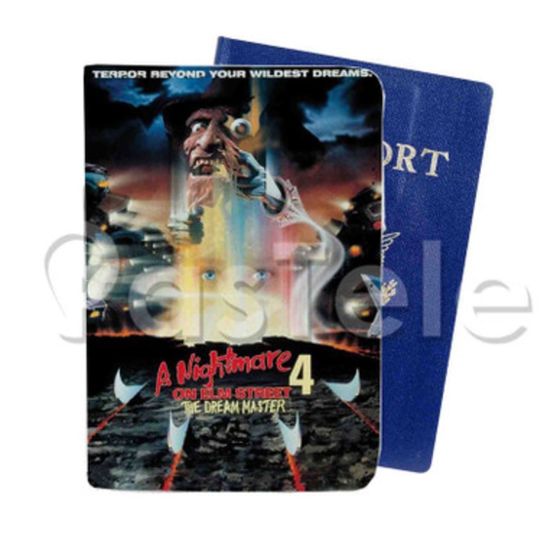 A Nightmare on Elm Street 4 The Dream Master Custom PU Leather Passport Travel Baggage Tag Cover