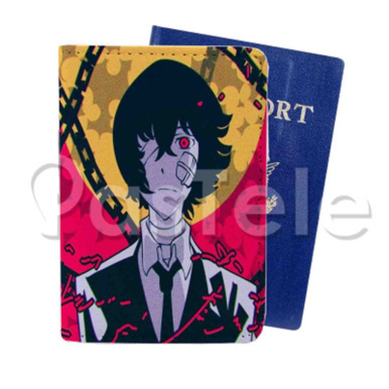 Bungou Stray Dogs Season 3 Custom PU Leather Passport Travel Baggage Tag Cover
