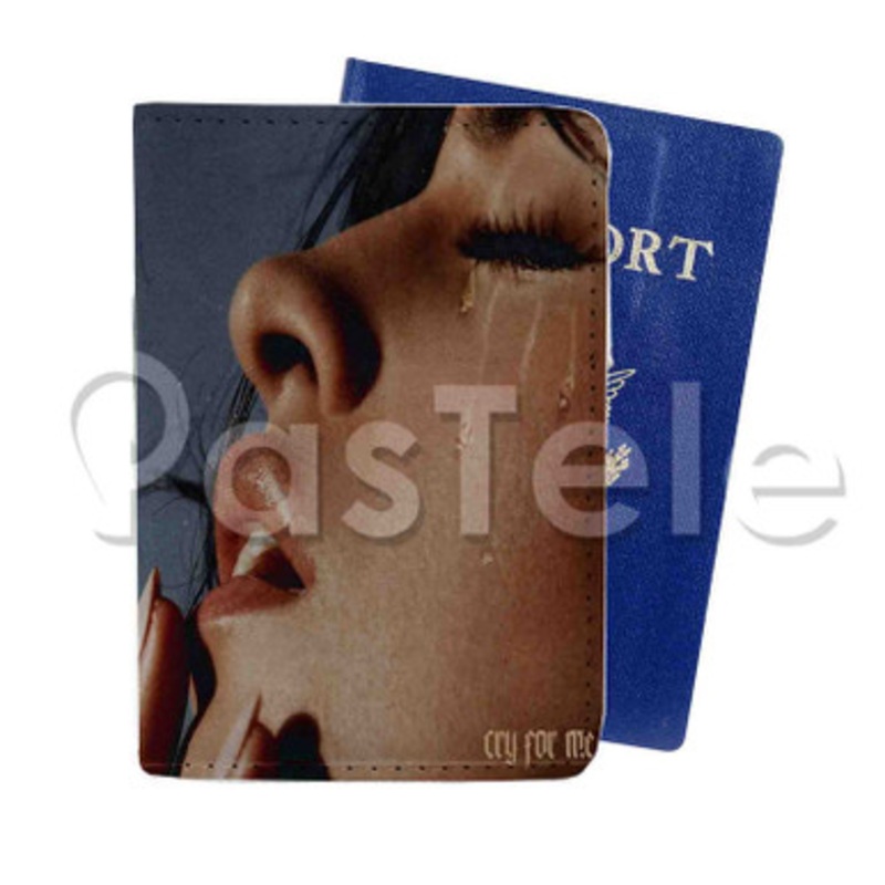 Camila Cabello Cry For Me Custom PU Leather Passport Travel Baggage Tag Cover