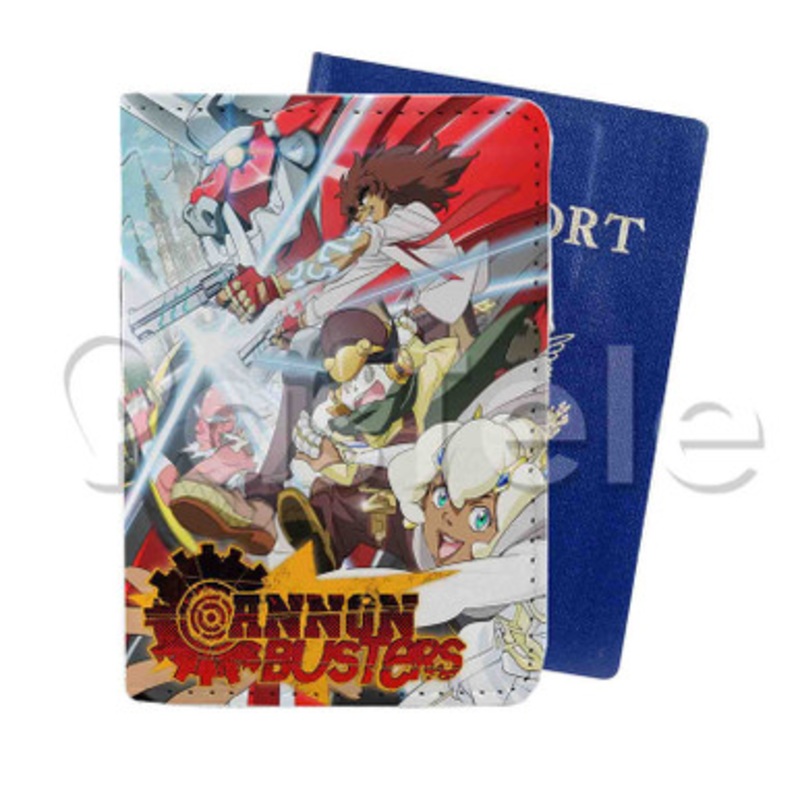 Cannon Busters Custom PU Leather Passport Travel Baggage Tag Cover