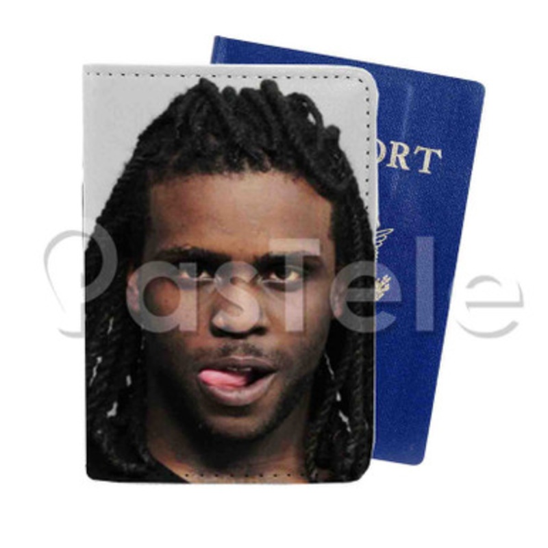 Chief Keef Custom PU Leather Passport Travel Baggage Tag Cover