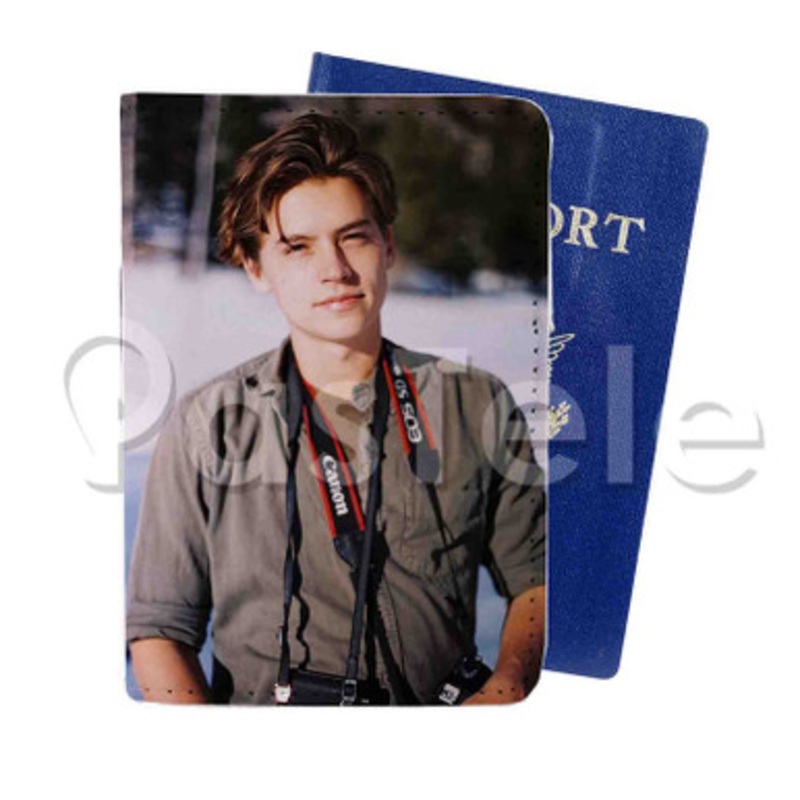Cole Sprouse Music Custom PU Leather Passport Travel Baggage Tag Cover