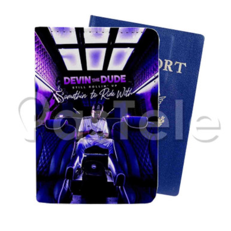 Devin The Dude Custom PU Leather Passport Travel Baggage Tag Cover