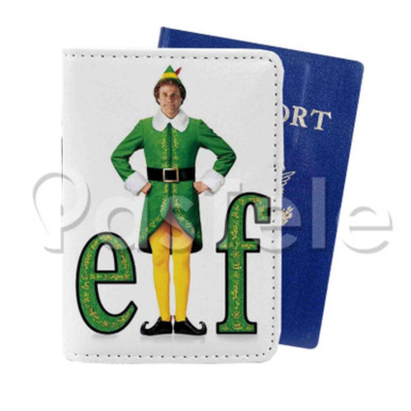 Elf Custom PU Leather Passport Travel Baggage Tag Cover