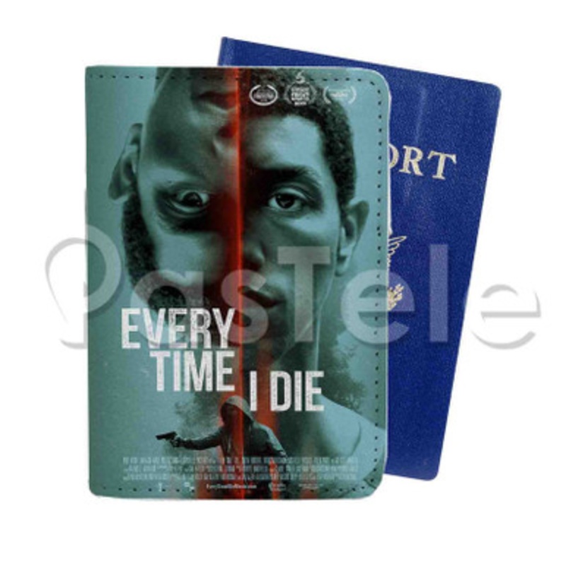 Everytime I Die Custom PU Leather Passport Travel Baggage Tag Cover