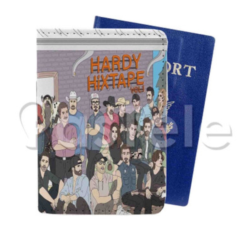 Hardy Nothin Out Here Custom PU Leather Passport Travel Baggage Tag Cover