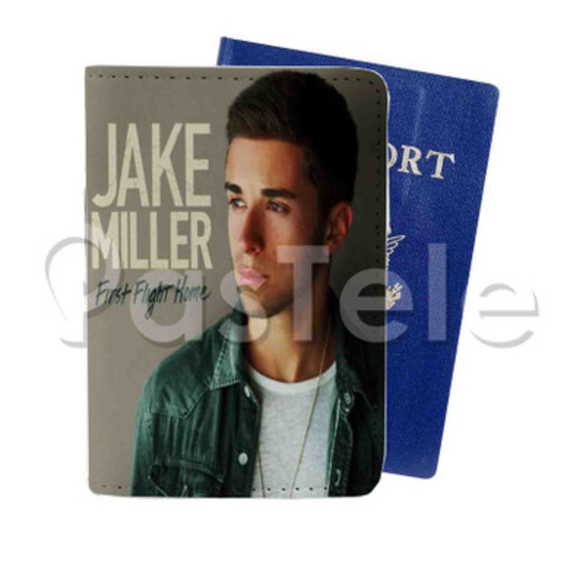 Jake Miller Custom PU Leather Passport Travel Baggage Tag Cover