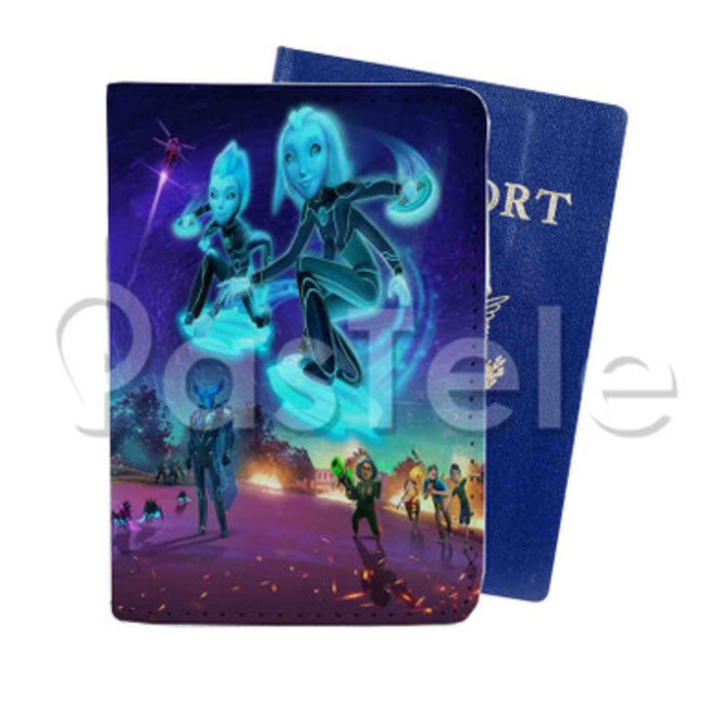 3 Below Tales Of Arcadia Custom PU Leather Passport Travel Baggage Tag Cover